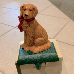 Vintage Golden Retriever Stocking Holder